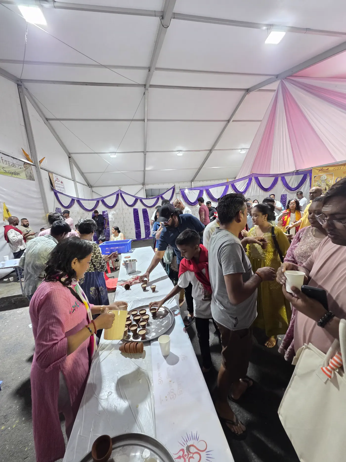 Ram Pottery Maha Shivratree service at Grand Bassin Mauritius
