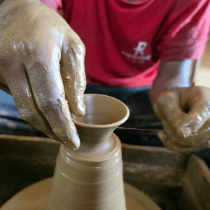 Ram Pottery workshop handcrafted clay process image 14