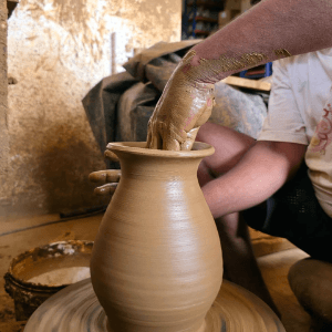 Ram Pottery workshop handcrafted clay process image 9
