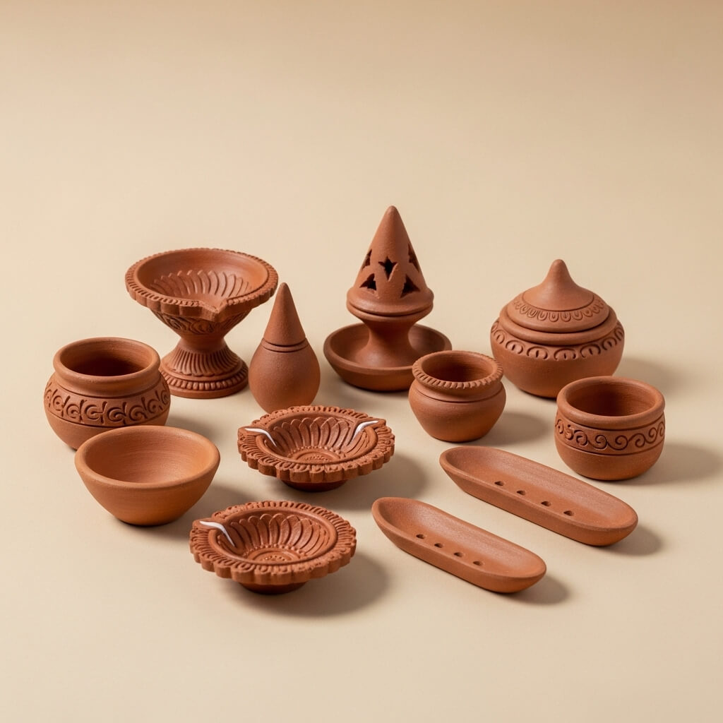 Clay Pooja Products
